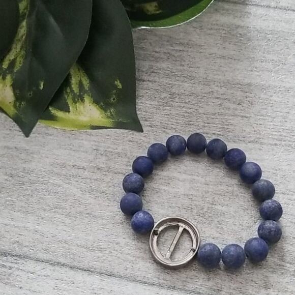 Marlyn Schiff Crystal & Stone Pave-set Bracelet - Picture 2 of 5